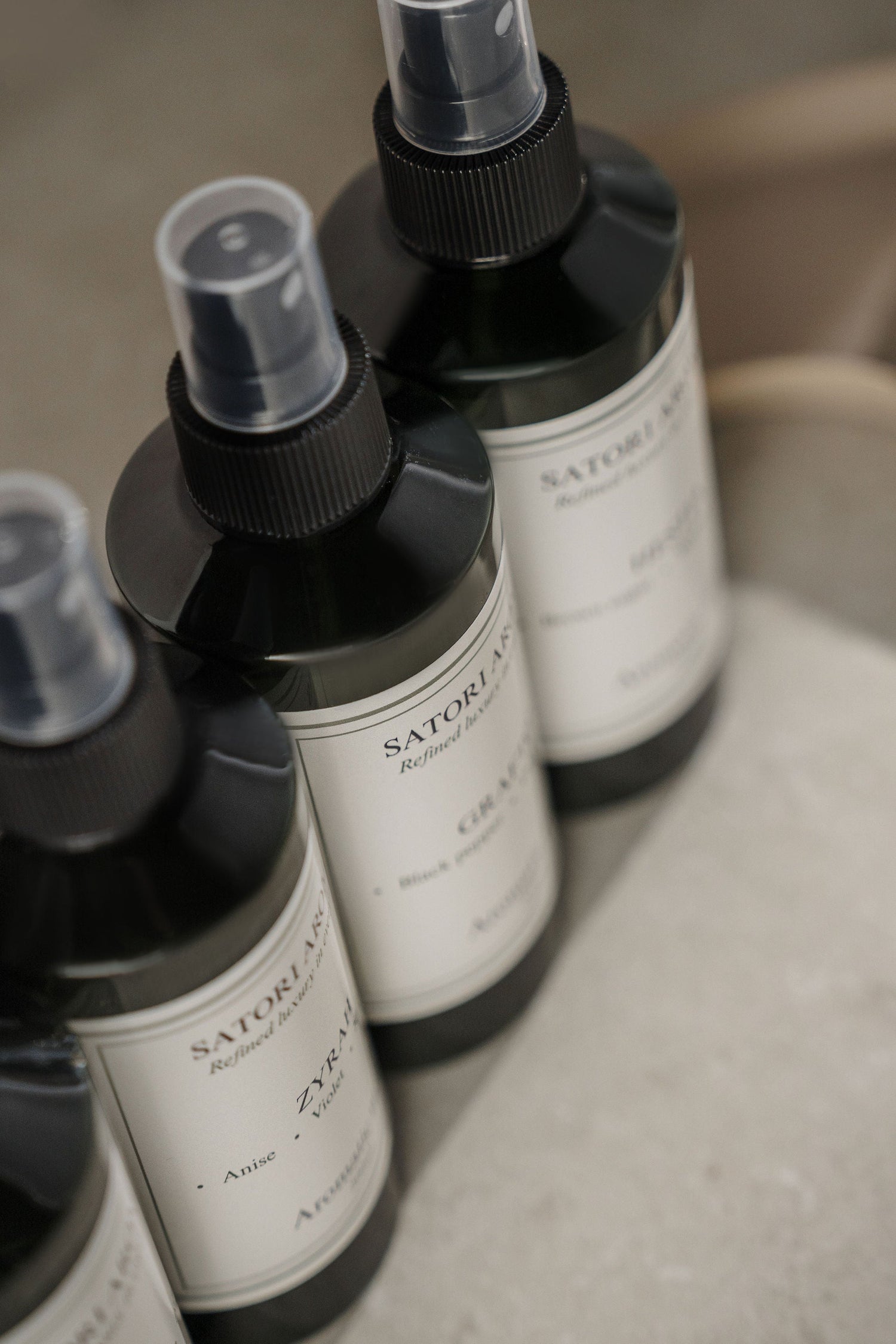 Premium aromatic room mist sprays by Satori Aromas - luxury home fragrance collection